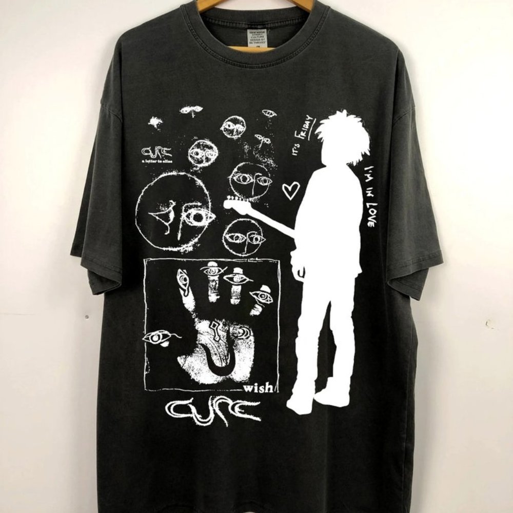 The Cure T-shirt Sweatshirt , The Cure Vintage , The Cure Band T-shirt , The Cur
